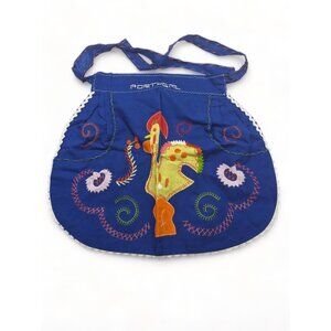 Traditional Portuguese Apron Embroidered Rooster Waist